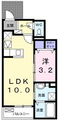 フリージアⅡの物件間取画像